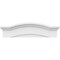 Ekena Millwork Eyebrow Architectural Grade PVC Pediment, 38"W x 10-1/2"H x 2-3/4"P PEDP038X105EYE00 - alternate 3